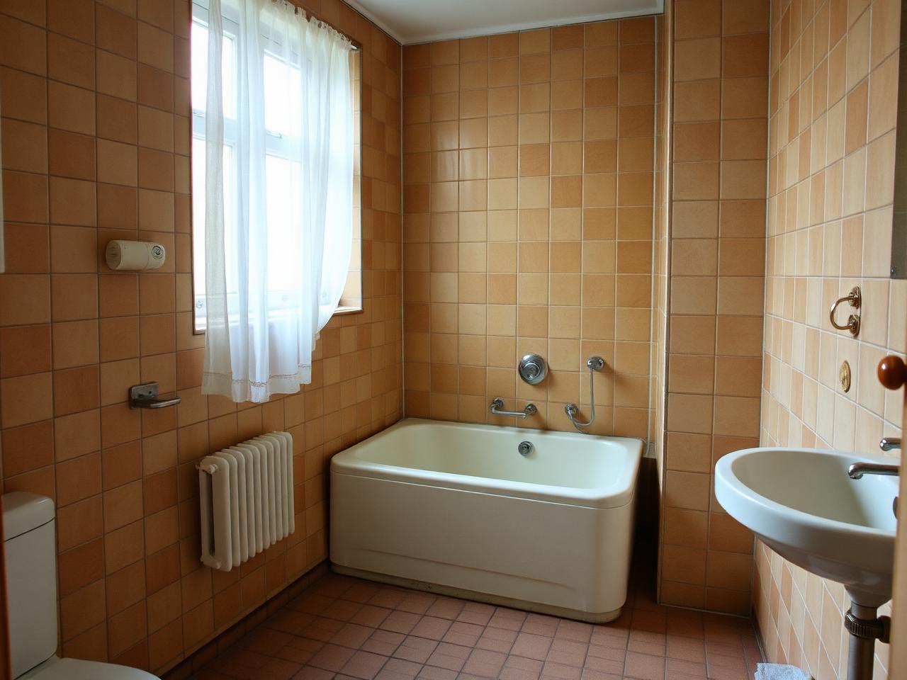 Badezimmer vor der Sanierung