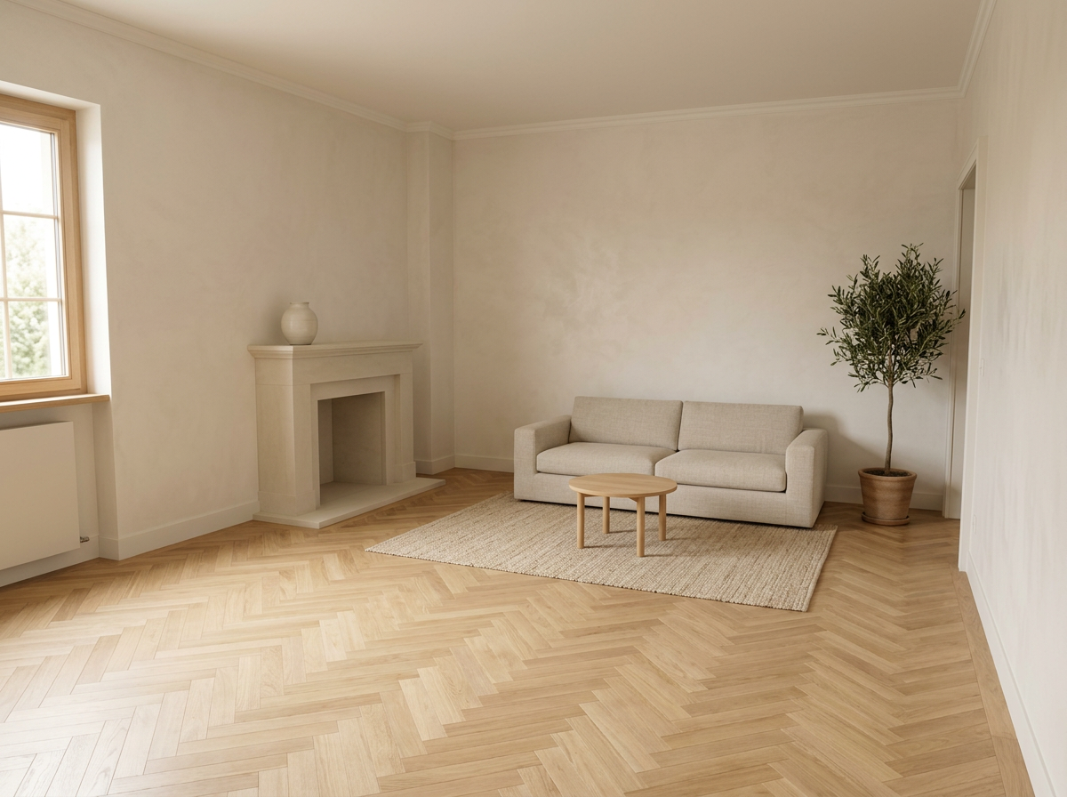 Wohnzimmer nach der Sanierung